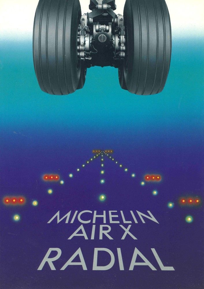 1946 8 affiche michelin air x 19811000