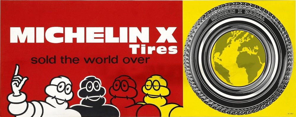 1946 10 affiche michelin x sold the world over 19641000