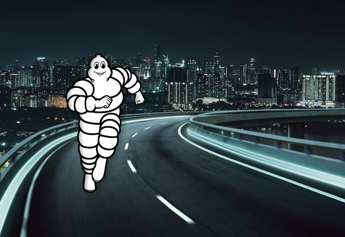 bibendum mouvement route