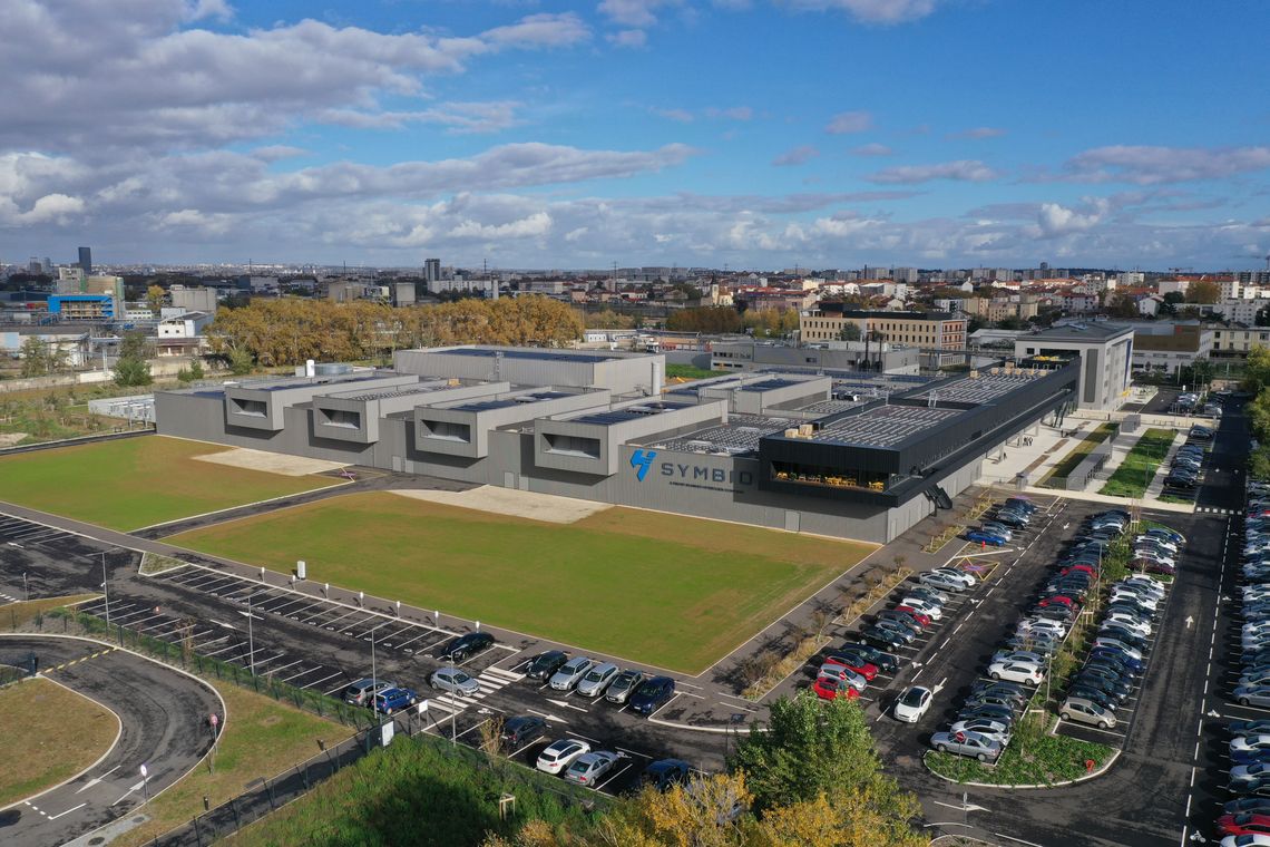 Aerial view of the Symbio plant in Saint Fons (Lyon region, France)