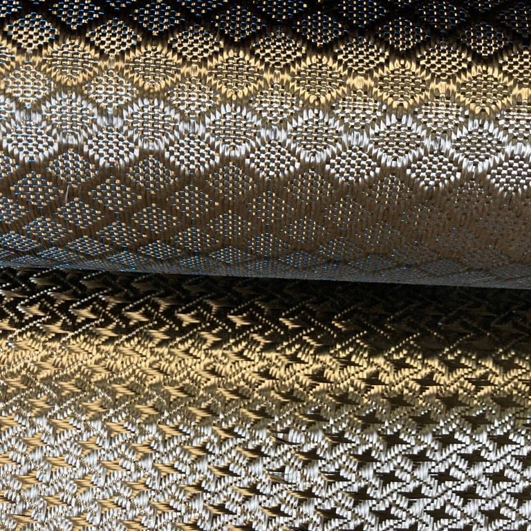 Exemple de composite : tissu en fibre de carbone