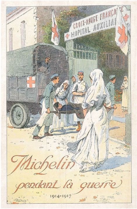 1914 5 couverture de la brochure michelin et la guerre1000 small