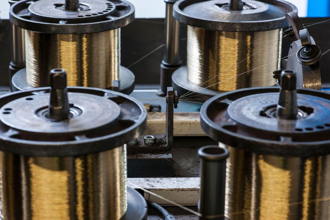 Metal reinforcement coils