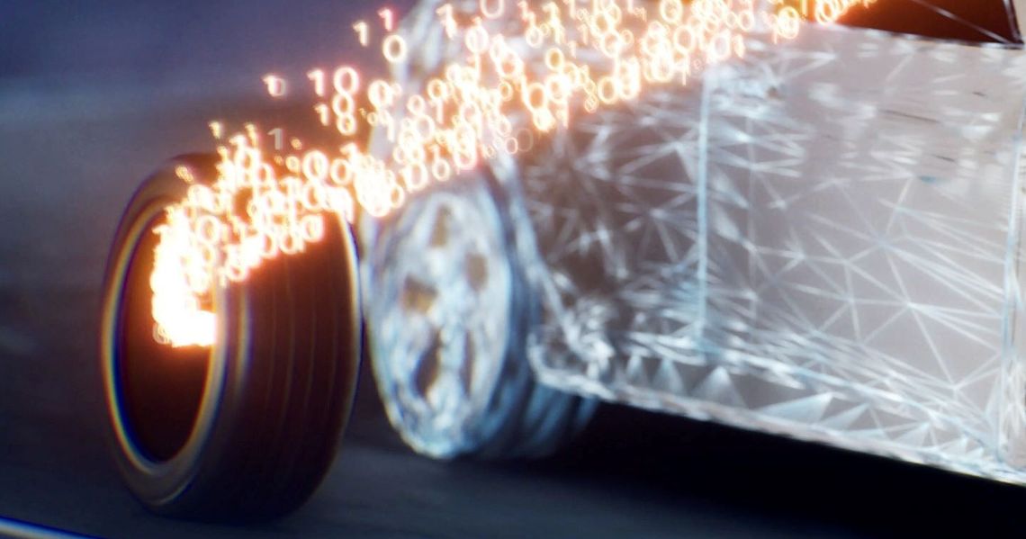 vehicule pneu connecte